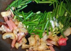 炒韭菜花的做法图解4