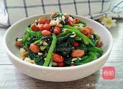 花生米拌菠菜的做法图解10