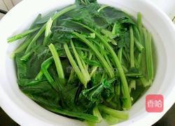 花生米拌菠菜的做法图解3