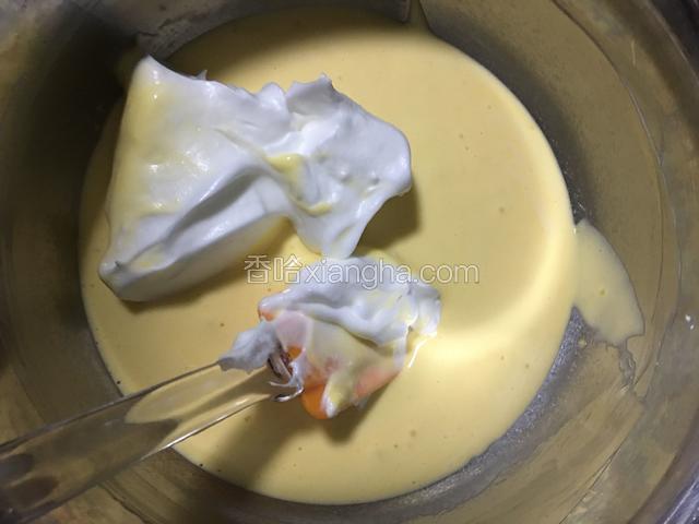 搅拌均匀加入第二次