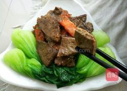 嫩炒猪肝的做法图解13