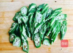 秋葵炒肉的做法图解7