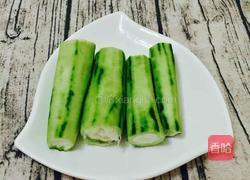 香菇虾仁丝瓜烙饼的做法图解1