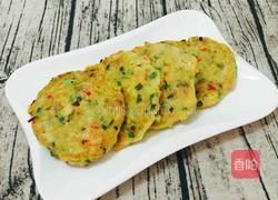 香菇虾仁丝瓜烙饼的做法图解12