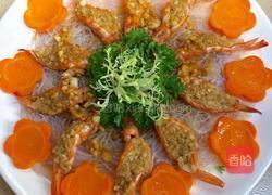 蒜蓉粉丝开背虾的做法图解13