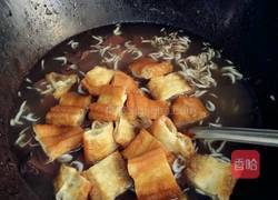 猪血油条虾米汤的做法图解4