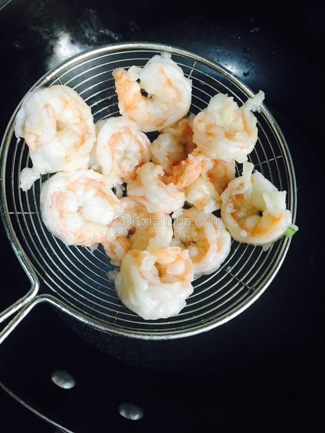 迅速捞出来备用