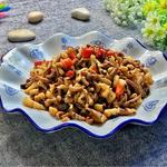 萝卜干炒鸭肠