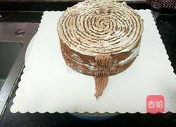 巧克力树桩蛋糕的做法图解9