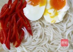 红尖椒配鸡蔬(凉面)的做法图解10
