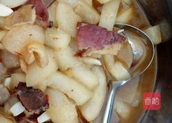 老黄瓜腊肉汤的做法图解3