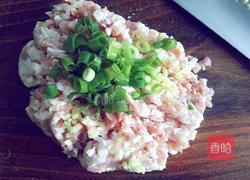 小葱猪肉馄饨馅的做法图解3