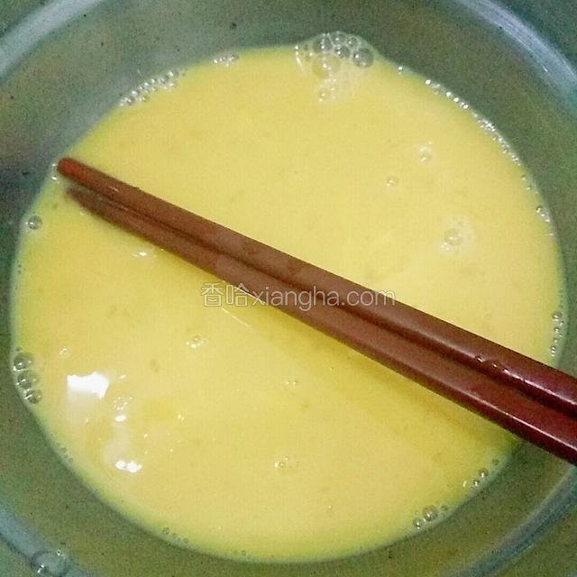 鸡蛋打成蛋液