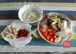 沙虫猪骨淮山粥的做法图解4