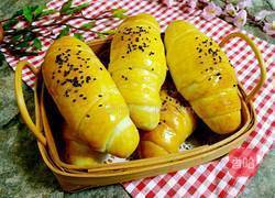 蜜豆牛角包的做法图解19