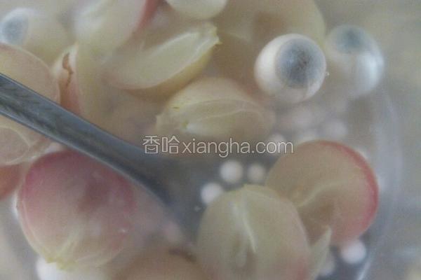 莲子紫葡萄汤（水果捞）