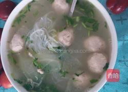 冬瓜鸡肉手打丸子汤的做法图解14