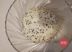黑芝麻面包圈的做法图解2