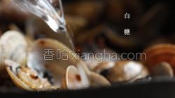 香菇酱炒花蛤的做法图解14