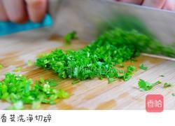 头伏节气美食-黄金翡翠白玉饺的做法图解3