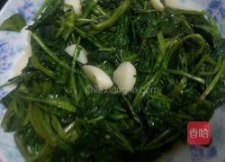 蒜瓣炒空心菜的做法图解3