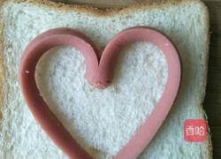 土司火腿肠煎蛋的做法图解4