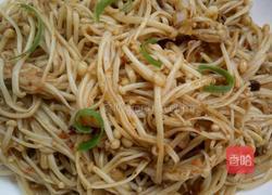 香煎金针菇的做法图解5