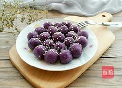 蜜汁紫薯球的做法图解10