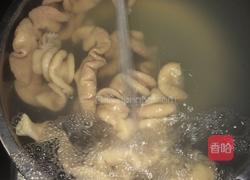 酸菜炒大肠的做法图解4