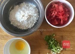 西红柿疙瘩汤的做法图解1