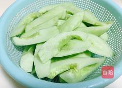 虾仁炒白瓜的做法图解2