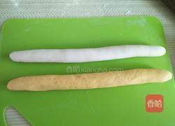 双色贝壳花卷的做法图解7