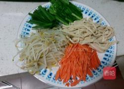 杂菜爆炒鸡脯肉丝的做法图解4