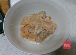 杂菜爆炒鸡脯肉丝的做法图解3