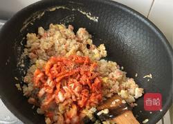 辣白菜炒饭的做法图解5