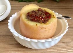 桂花红枣酿苹果