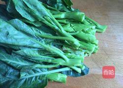 蒜蓉芥兰的做法图解1