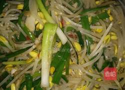 黄豆芽炒葱的做法图解5