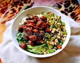 二合一油潑干拌面