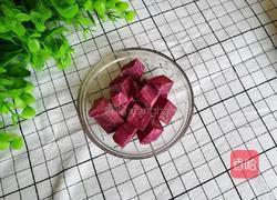 紫薯泥米糊的做法图解2