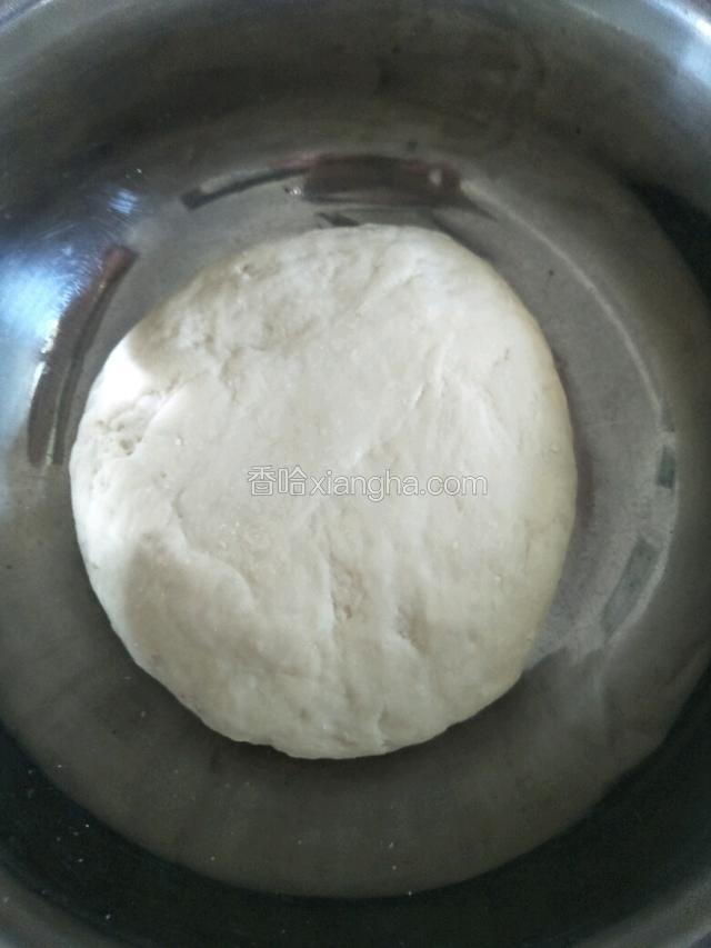 揉成光滑面团，放温暖处发酵