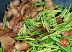 蒜台炒肉的做法图解6