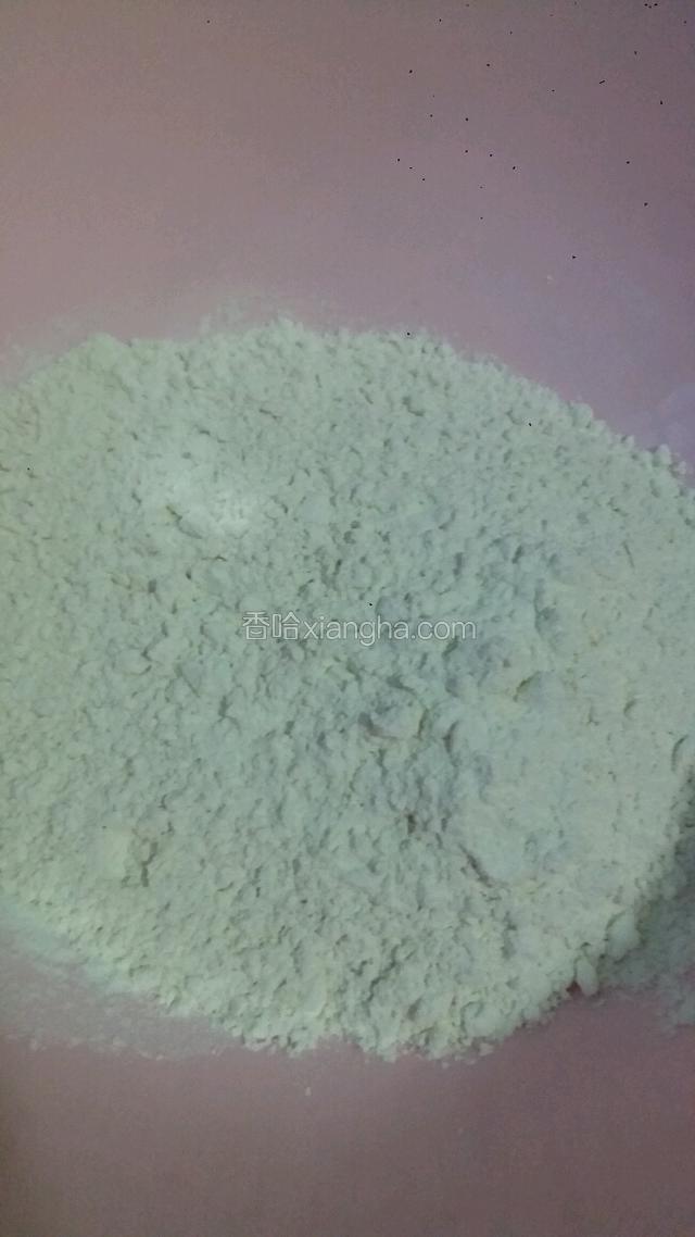面粉装进容器里面