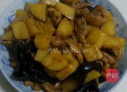 木耳土豆炒鸡的做法图解7