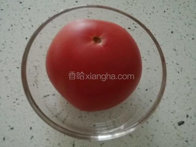 西红柿洗净去皮切成块