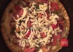 香肠披萨的做法图解5