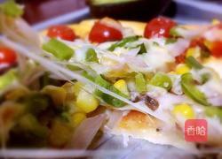 香肠披萨的做法图解7