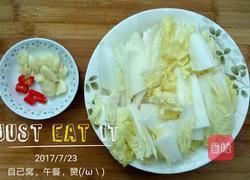 醋溜娃娃菜的做法图解2