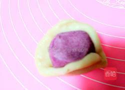 紫薯蛋黄酥的做法图解6