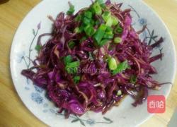 凉拌紫甘蓝的做法图解3